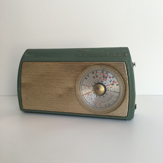 RADIO, 1950s Blue Green Kreisler